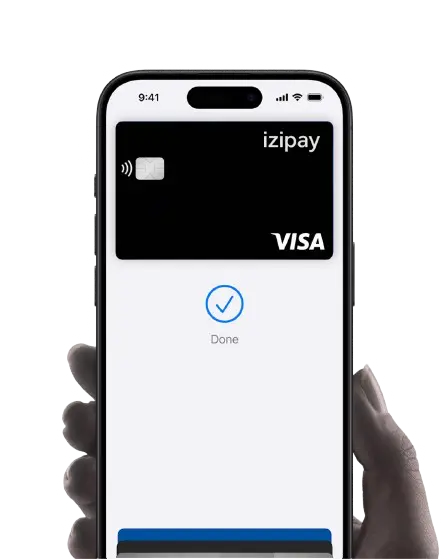 Virtual Crypto Debit Card interface on smartphone
